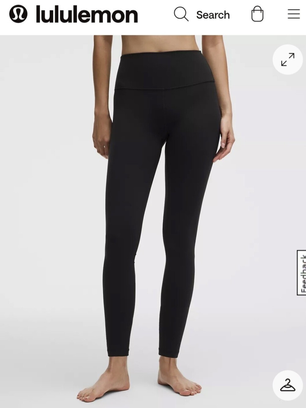 lululemon athletica Black High-Rise Everyday Leggings